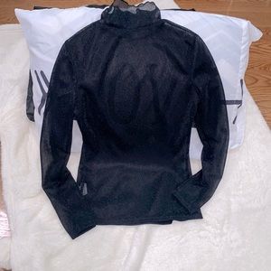 Glitter black long sleeve tee. S. Never used.